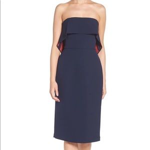 BCBG navy dress, Super classy with back detail